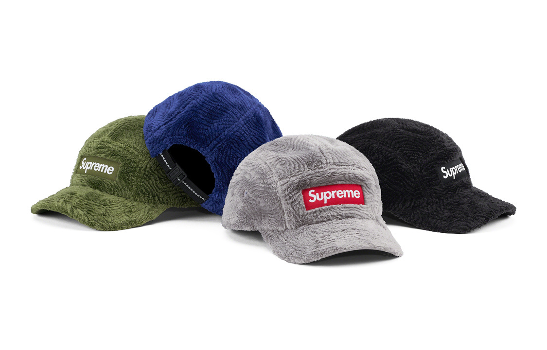 【代購】Supreme Swirl Fleece Camp Cap