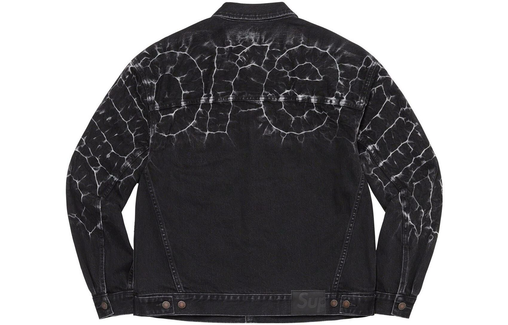 【代購】Supreme Shibori Denim Trucker Jacket