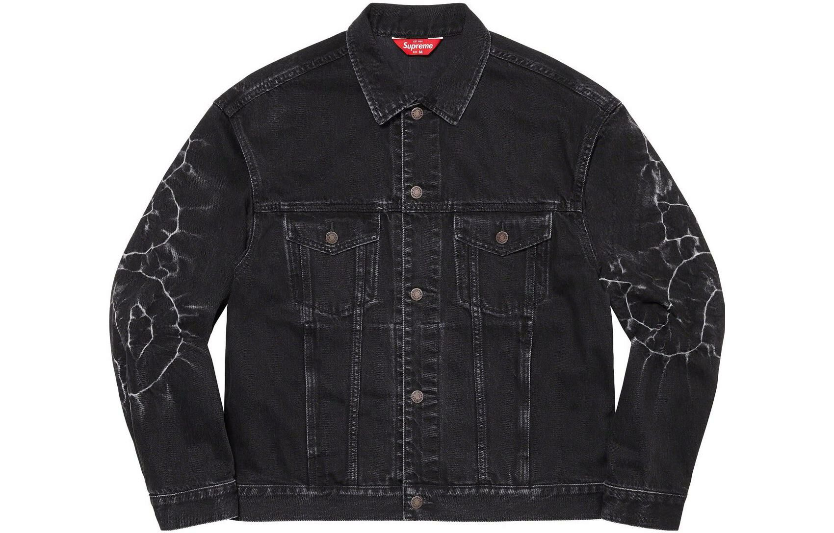 【代購】Supreme Shibori Denim Trucker Jacket
