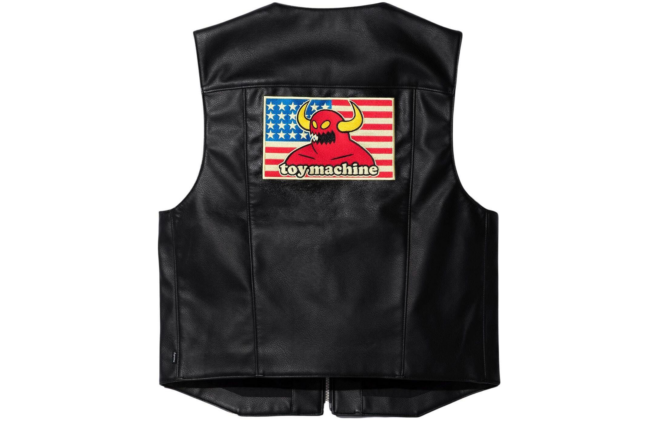【代購】Supreme Toy Machine Faux Leather Vest