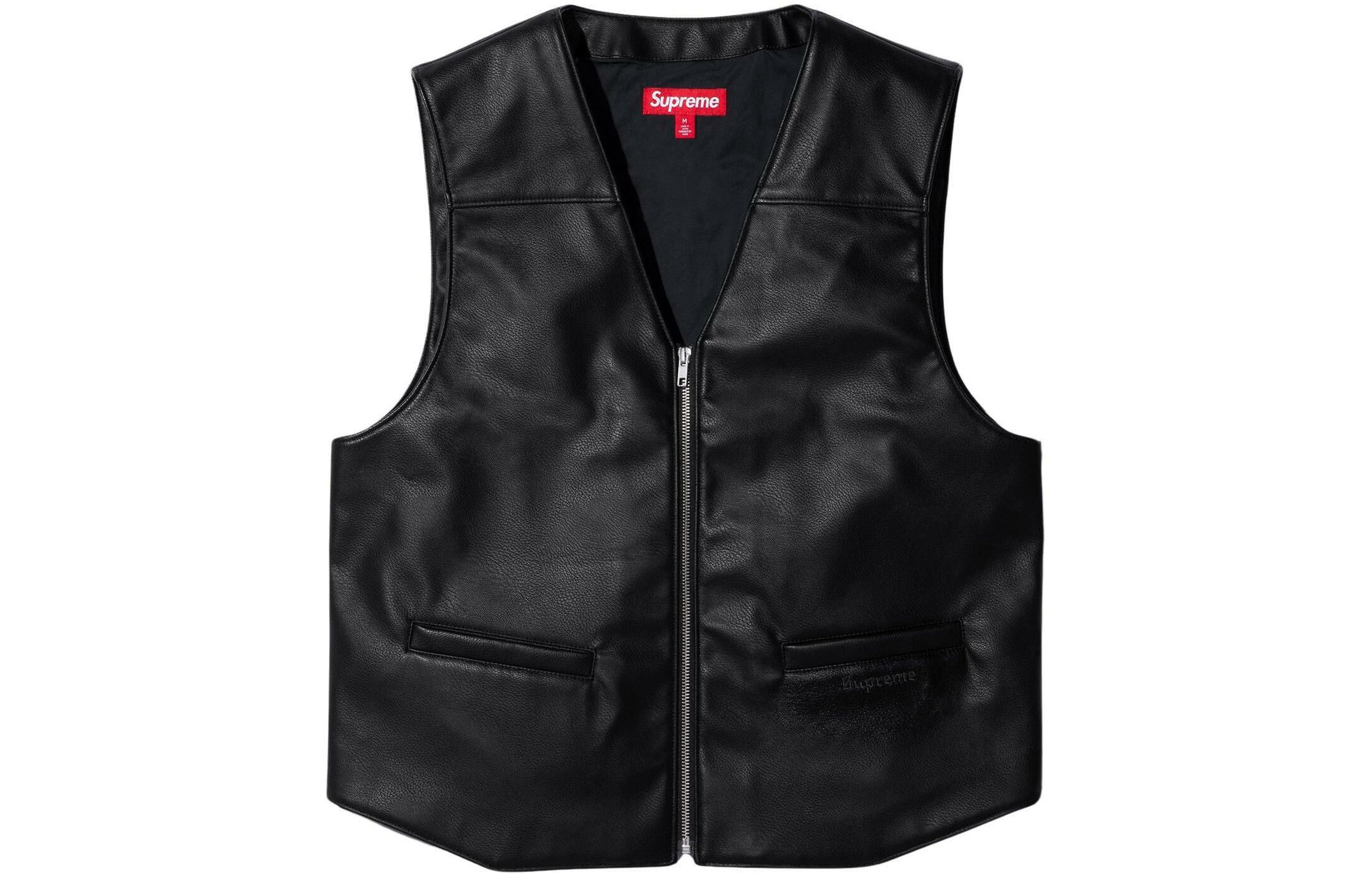 【代購】Supreme Toy Machine Faux Leather Vest