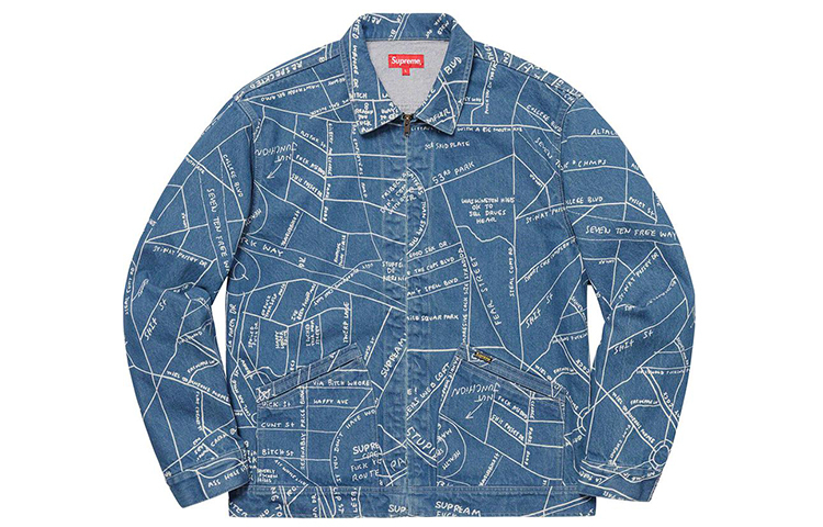 【代購】Supreme Gonz Map Work Jacket