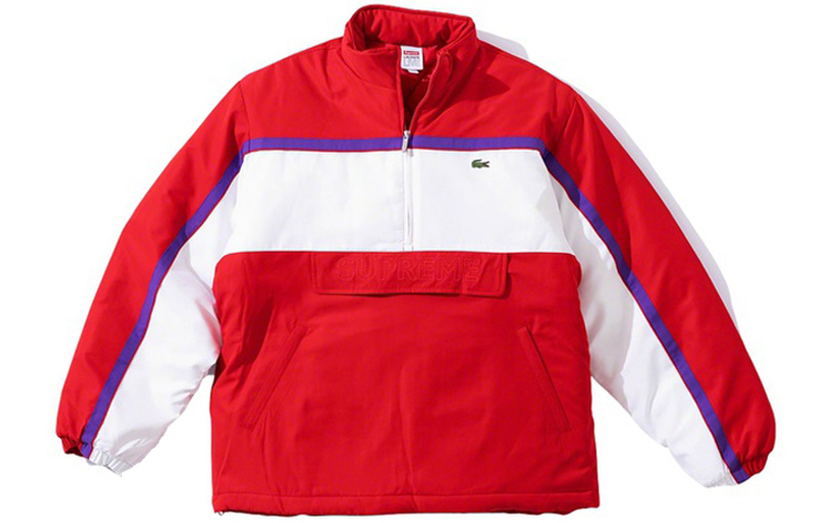 【代購】Supreme Lacoste Puffy Half Zip Pullover