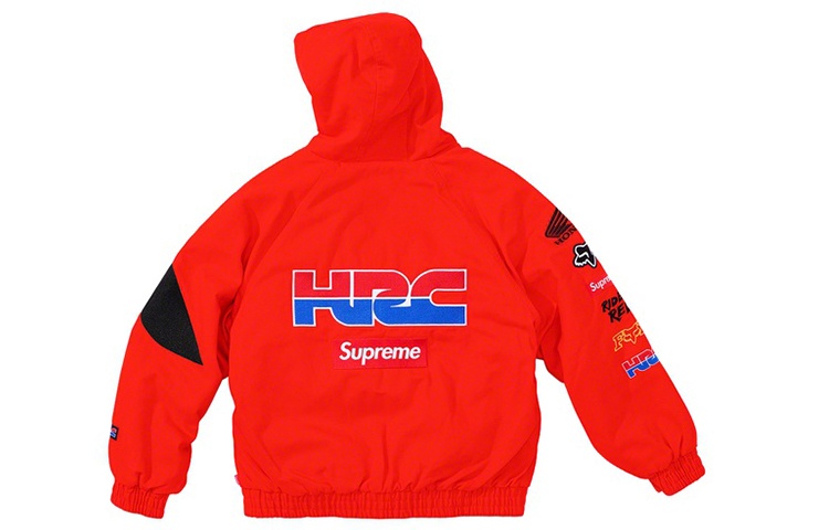 【代購】Supreme Honda Fox Racing Puffy Zip Up Jacket