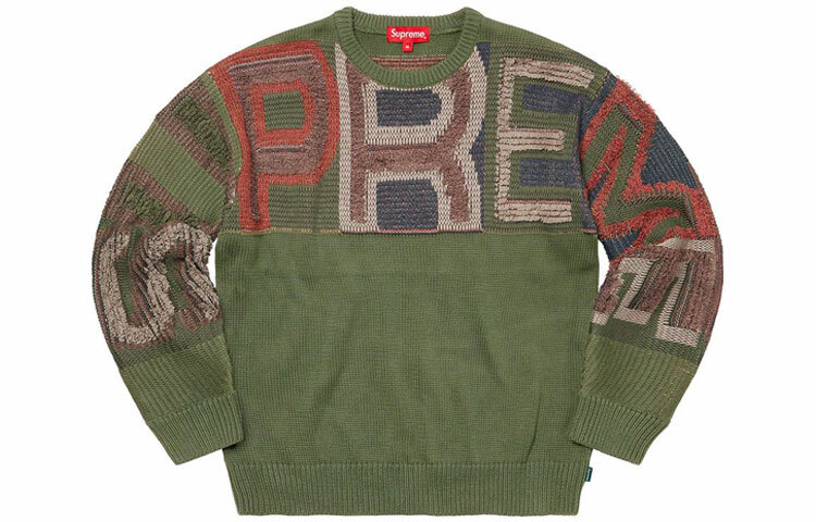 【代購】Supreme Chenille Logo Sweater