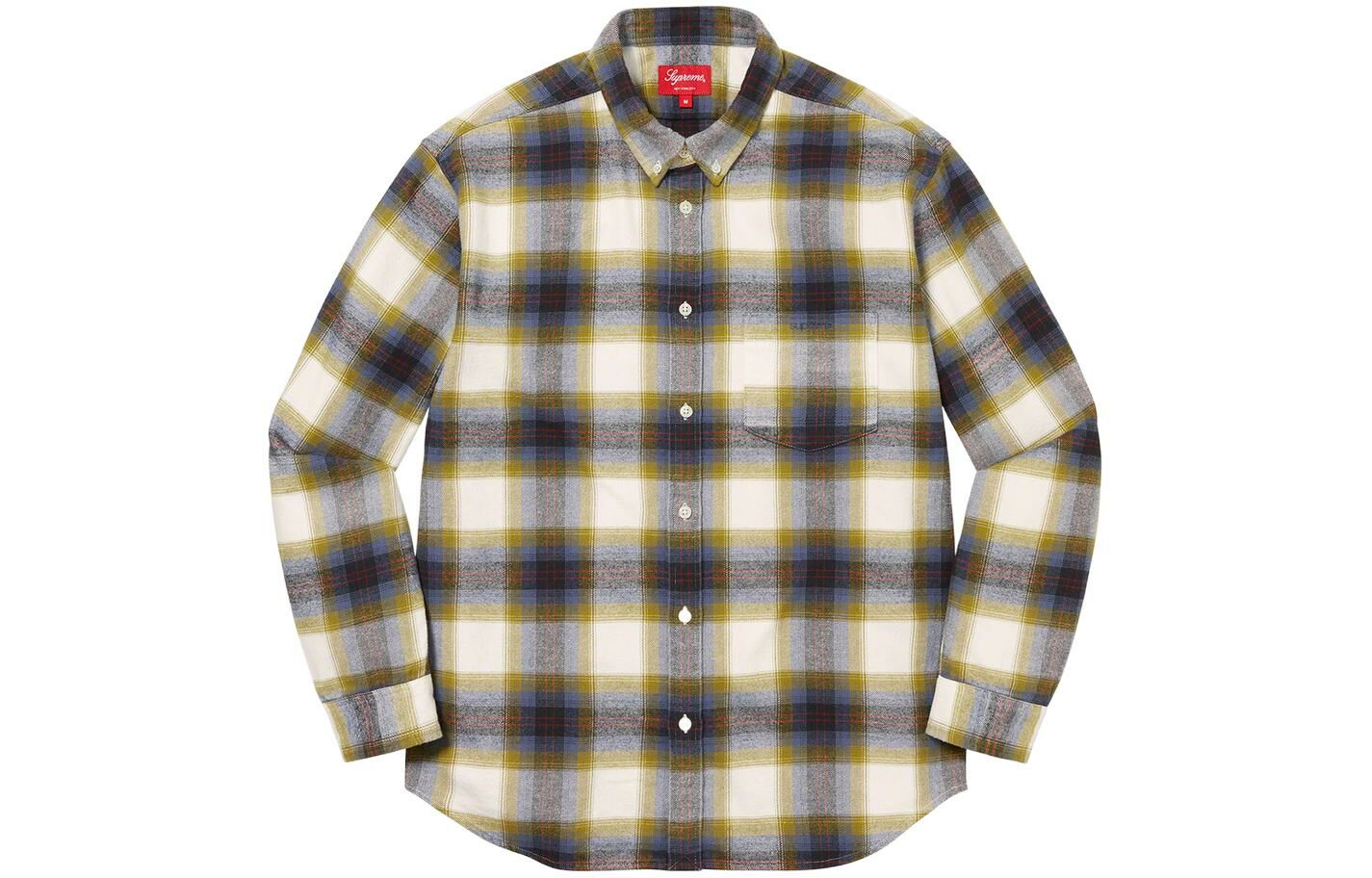 【代購】Supreme Brushed Plaid Flannel Shirt