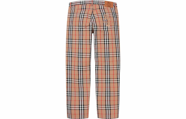 【代購】Supreme Burberry Regular Jean