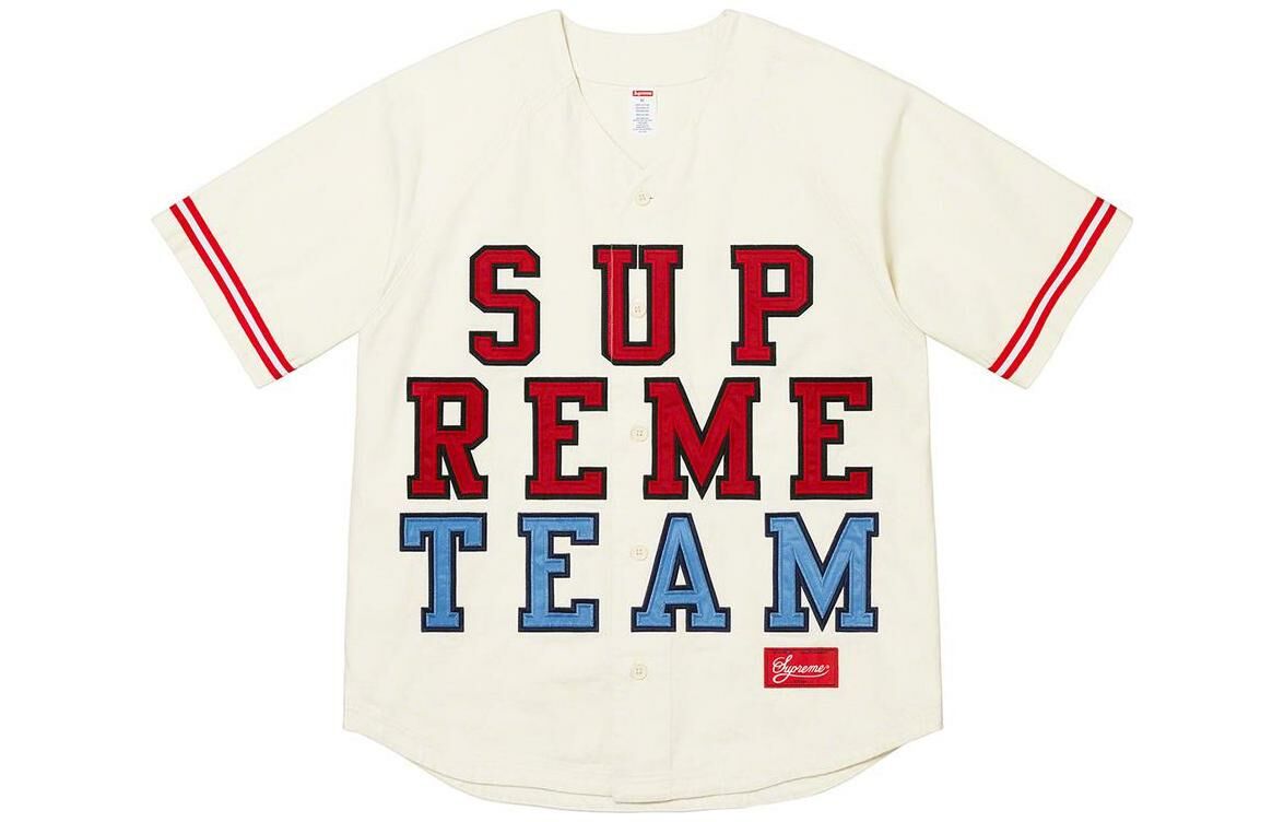 【代購】Supreme Denim Baseball Jersey