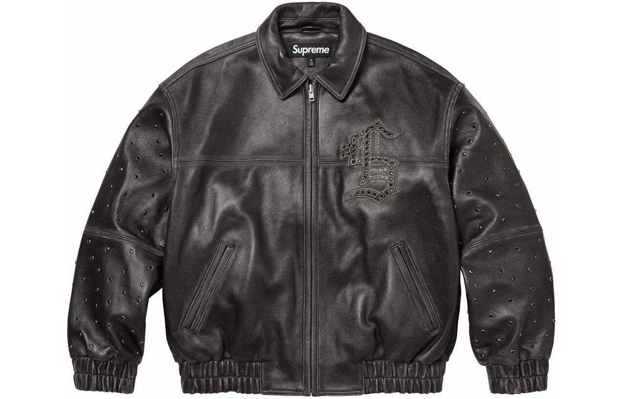 【代購】Supreme Gem Studded Leather Jacket