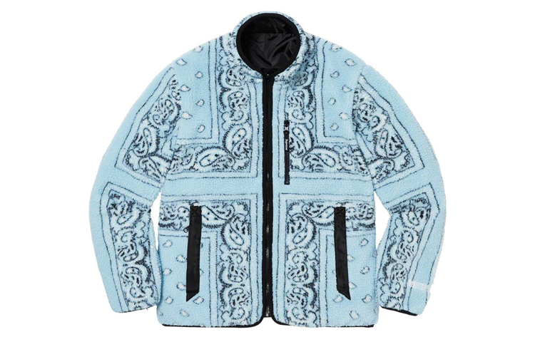 【代購】Supreme Reversible Bandana Fleece Jacket