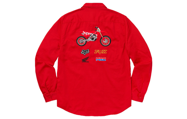 【代購】Supreme Honda Fox Racing Work Shirt