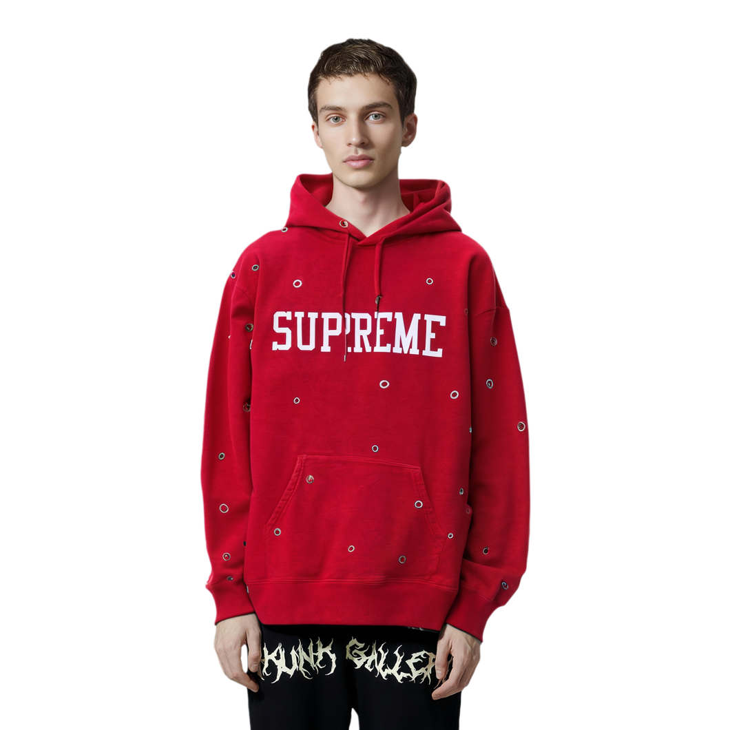 【代購】Supreme Eyelet Hooded Sweatshirt