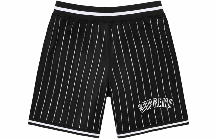 【代購】Supreme Rhinestone Stripe Basketball Short