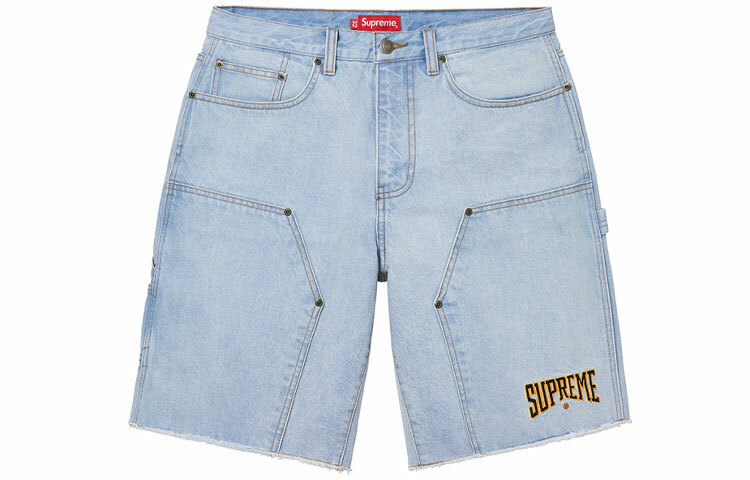 【代購】Supreme Cutoff Double Knee Denim Painter Short