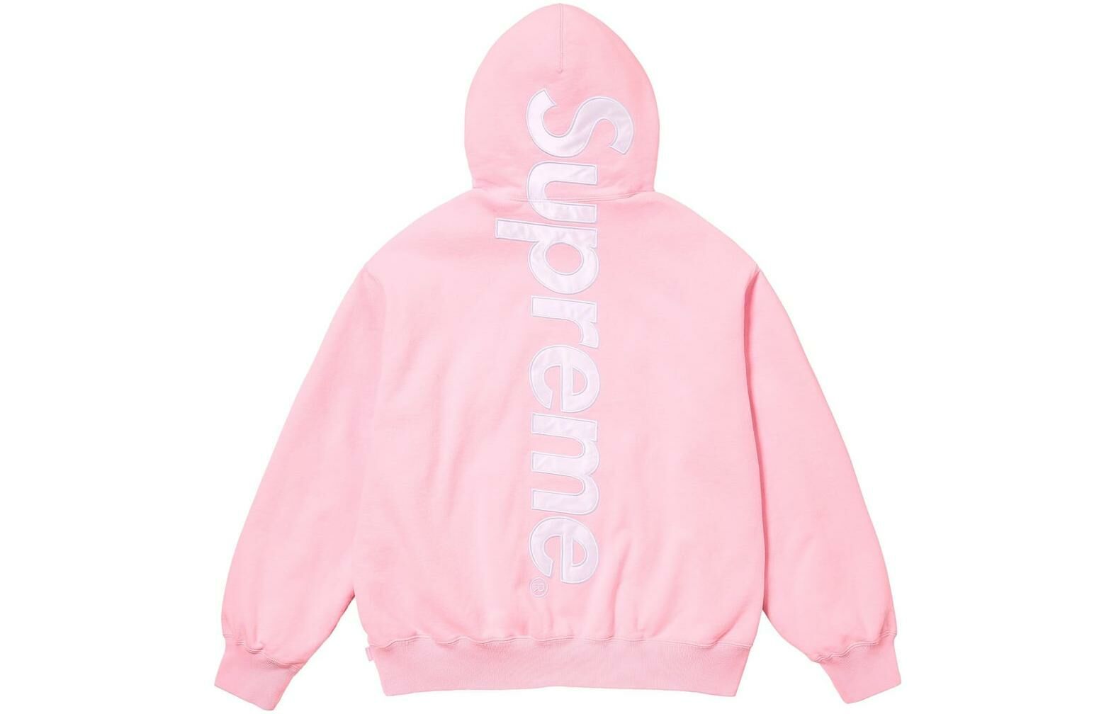 【代購】Supreme Satin Appliqué Hooded Sweatshirt FW23