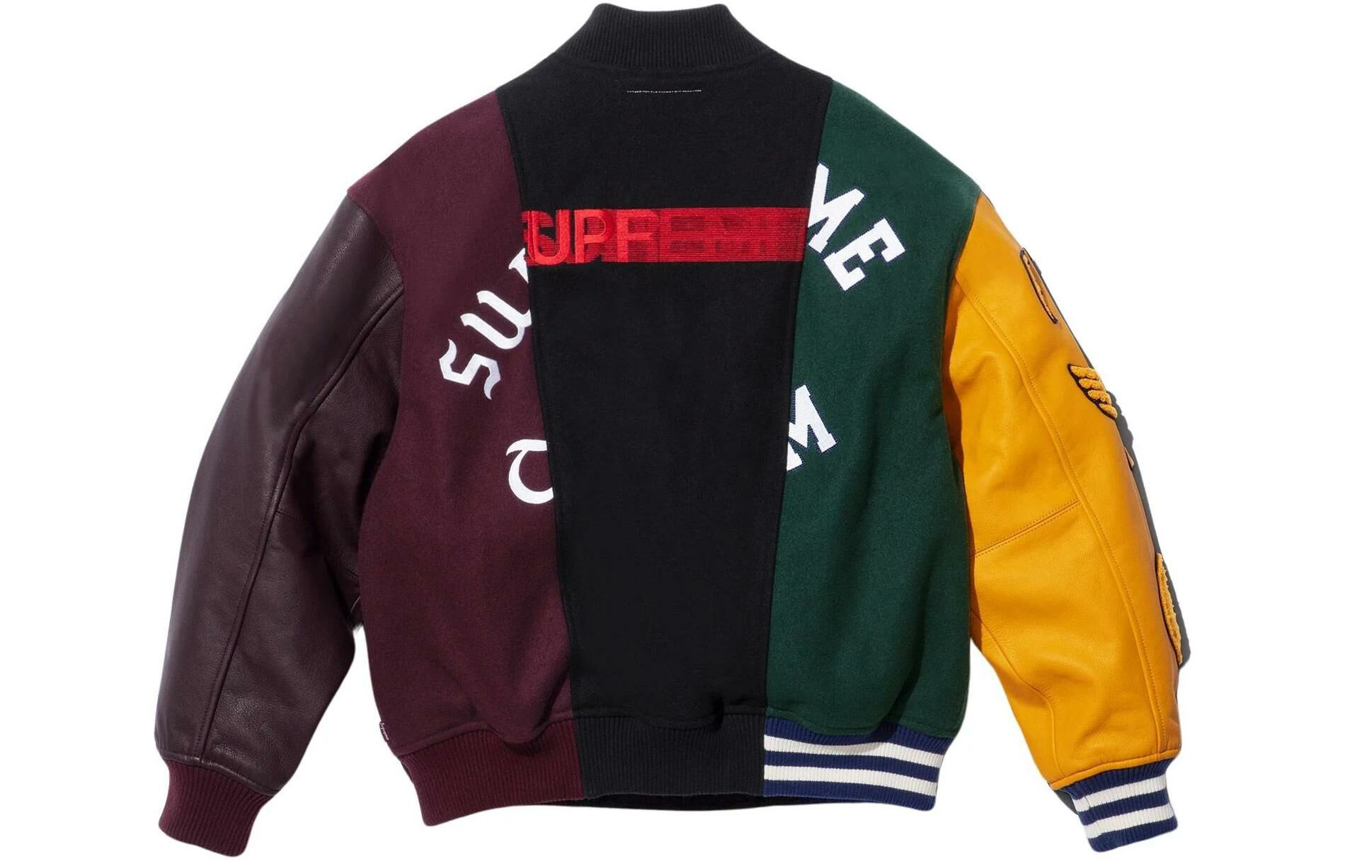 【代購】Supreme MM6 Maison Margiela Split Varsity Jacket