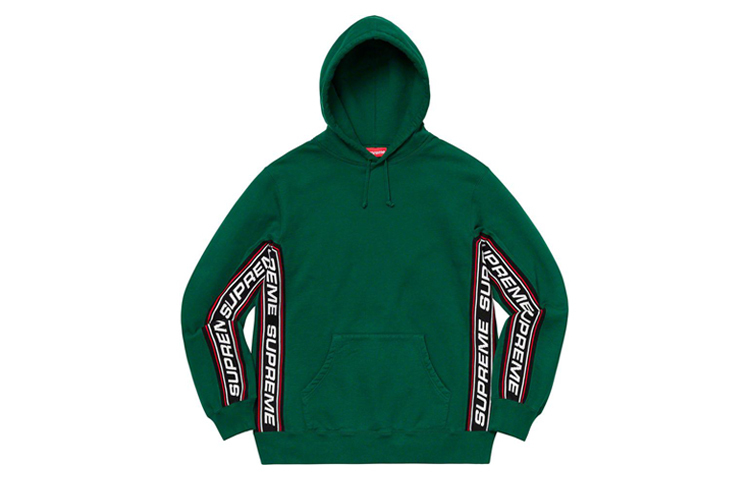 【代購】Supreme Text Rib Hooded Sweatshirt