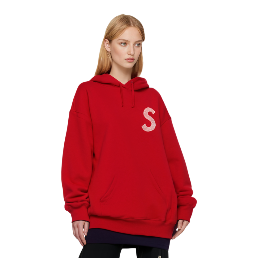 【代購】Supreme Swarovski S Logo Hooded Sweatshirt
