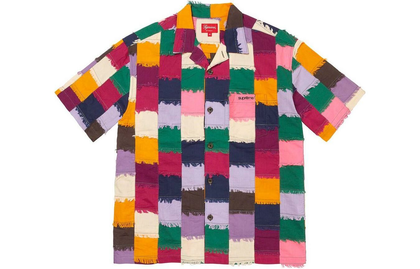 【代購】Supreme Patchwork S/S Shirt