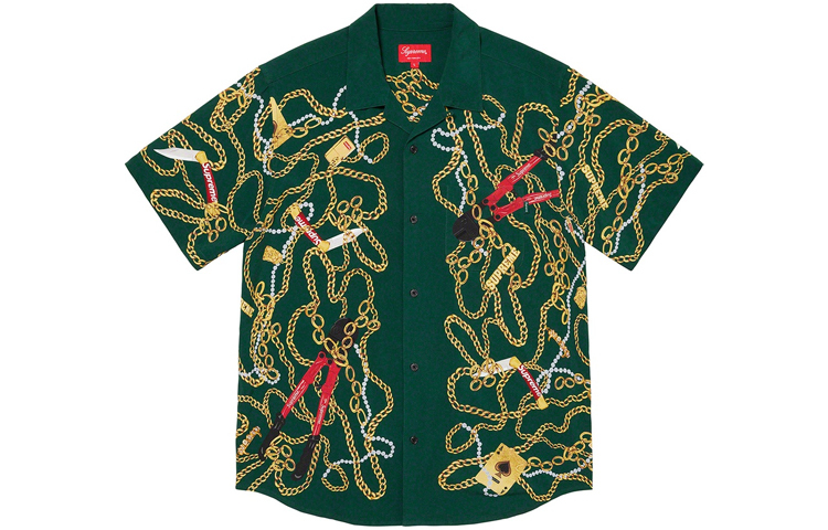 【代購】Supreme Chains Rayon S/S Shirt