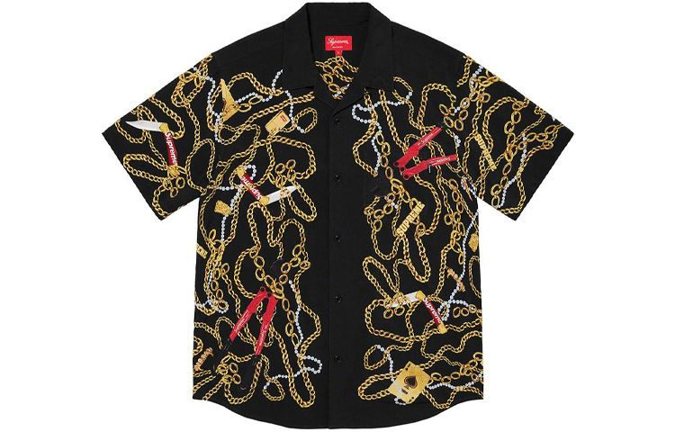 【代購】Supreme Chains Rayon S/S Shirt