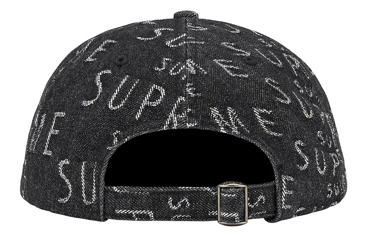 【代購】Supreme Warp Jacquard Logos Denim 6-Panel