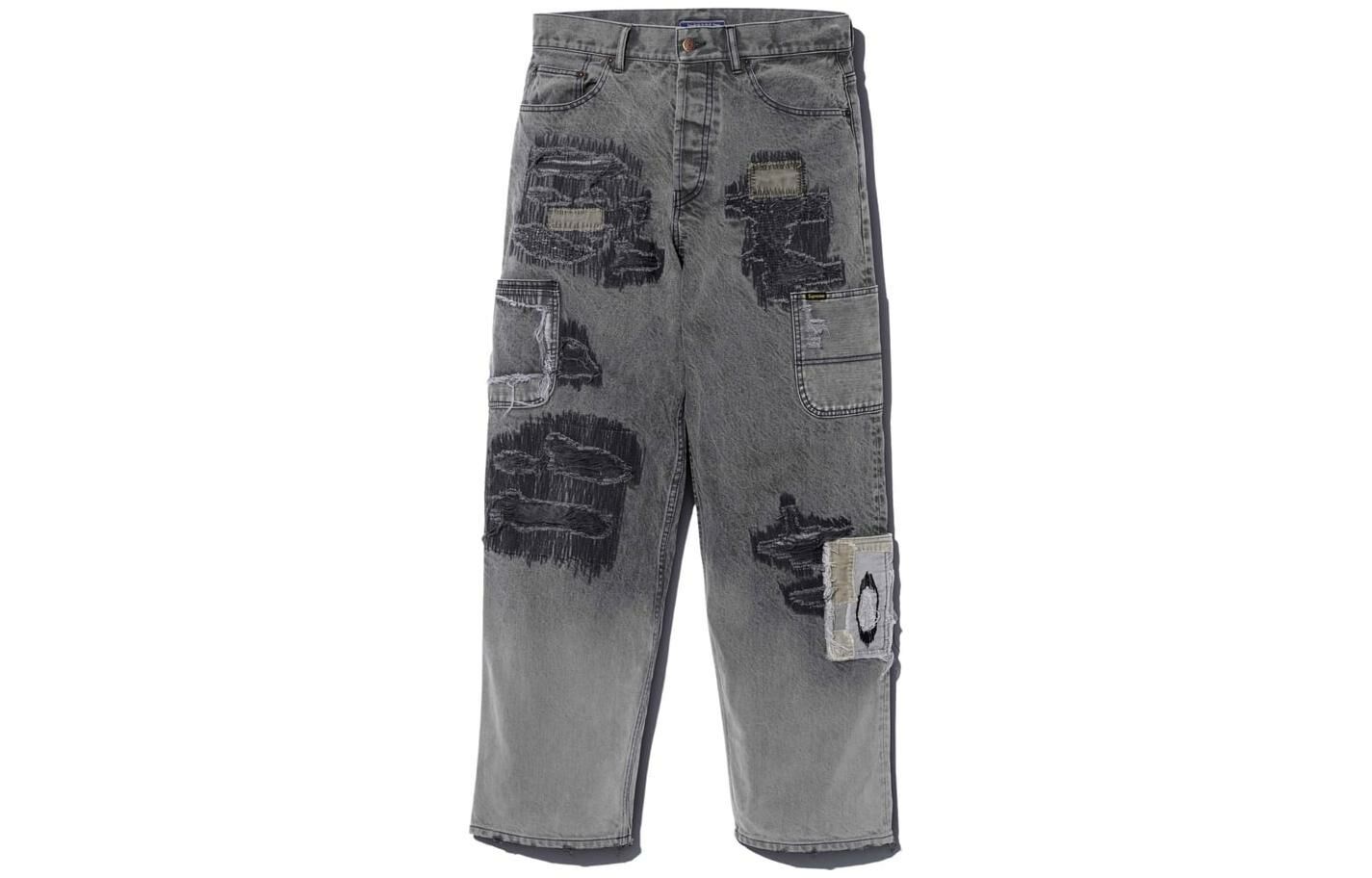 【代購】Supreme Blackmeans Mended Loose Fit Jean
