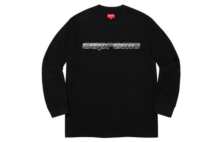 【代購】Supreme Chrome Logo L/S Top