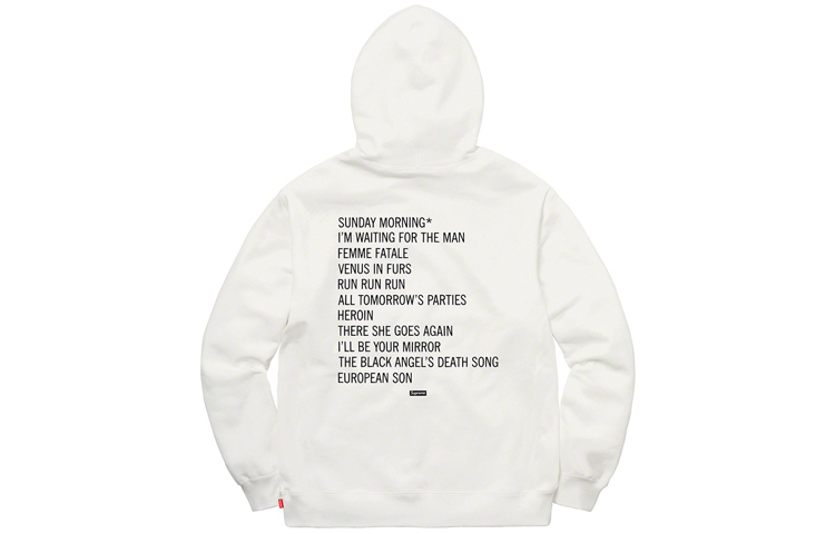 【代購】Supreme The Velvet Underground Hooded Sweatshirt