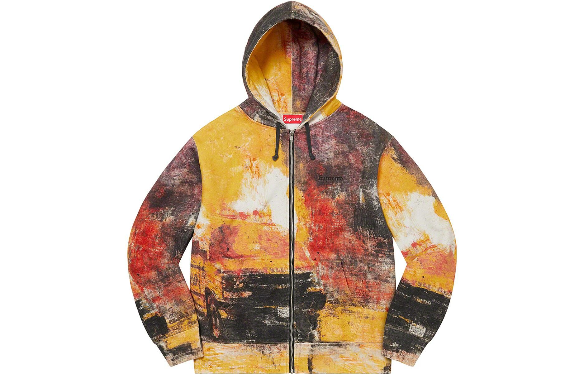 【代購】Supreme Fire Zip Up Hooded Sweatshirt