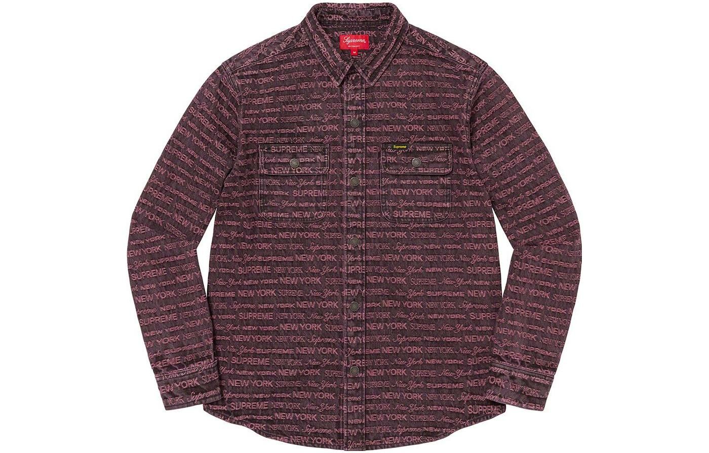 【代購】Supreme Multi Type Jacquard Denim Shirt