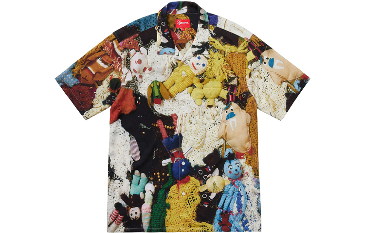 【代購】Supreme Mike Kelley More Love Hours Than Can Ever Be Repaid Rayon Shirt