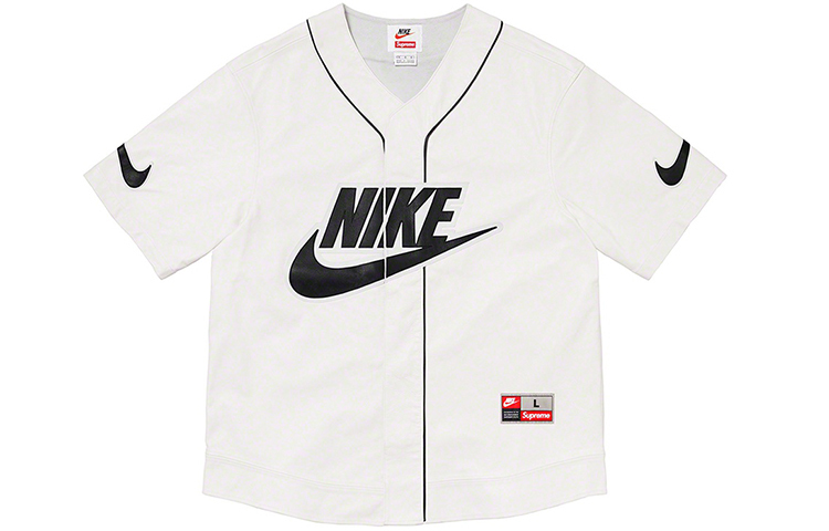 【代購】Supreme Nike Leather Baseball Jersey