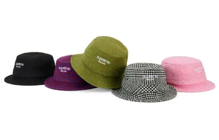 【代購】Supreme Harris Tweed Classic Logo Crusher