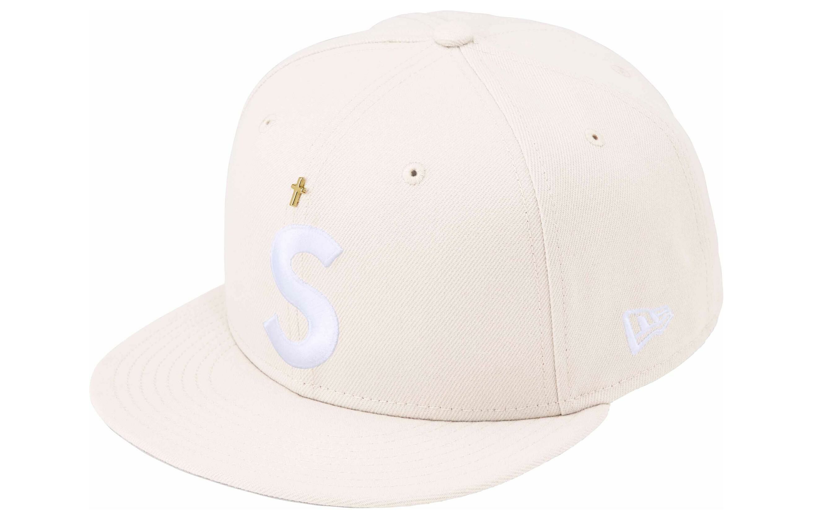 【代購】Supreme Metal Baseball Caps Unisex Ecru