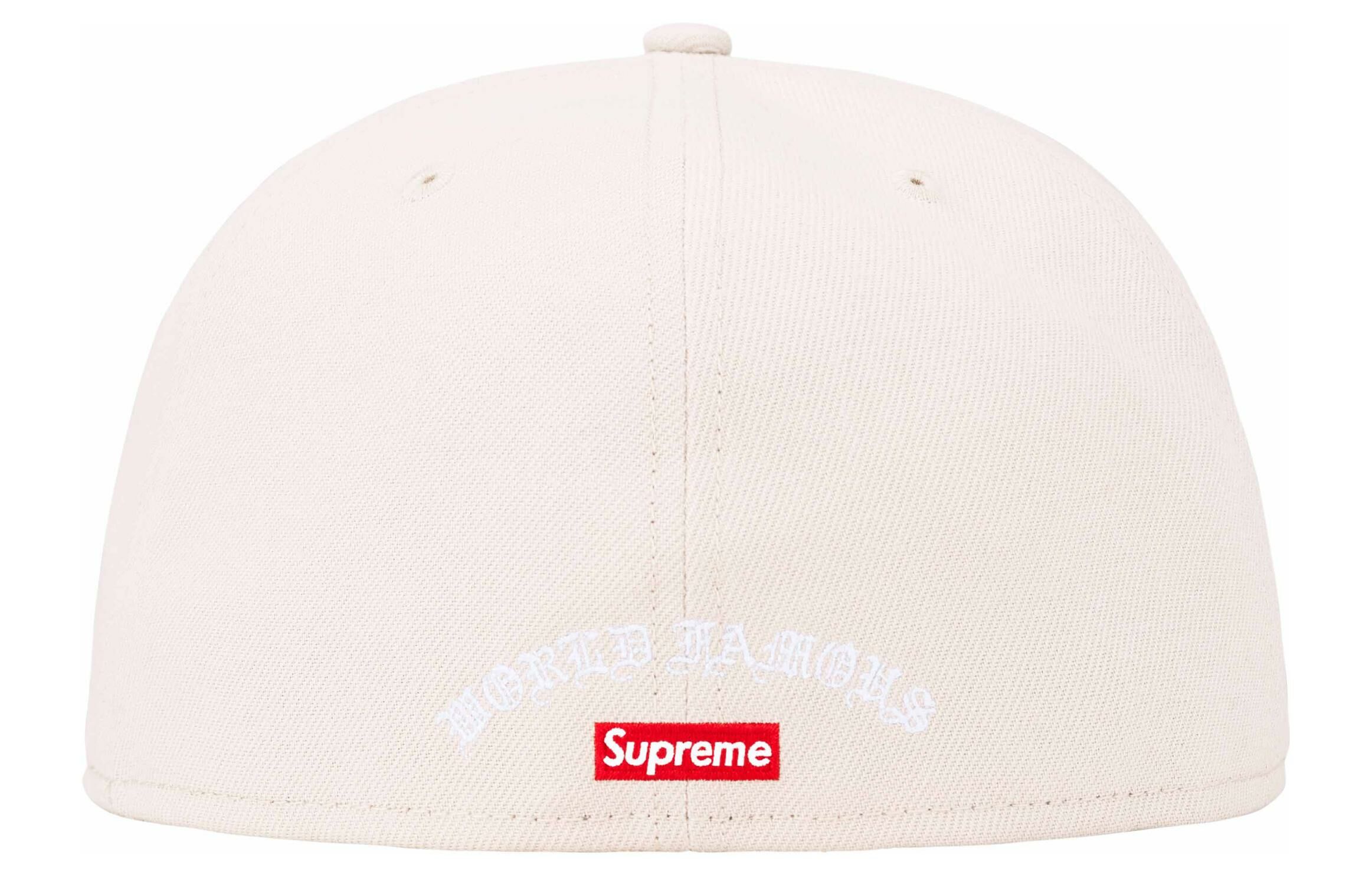 【代購】Supreme Metal Baseball Caps Unisex Ecru