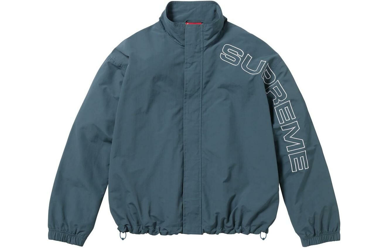 【代購】Supreme Spellout Embroidered Track Jacket