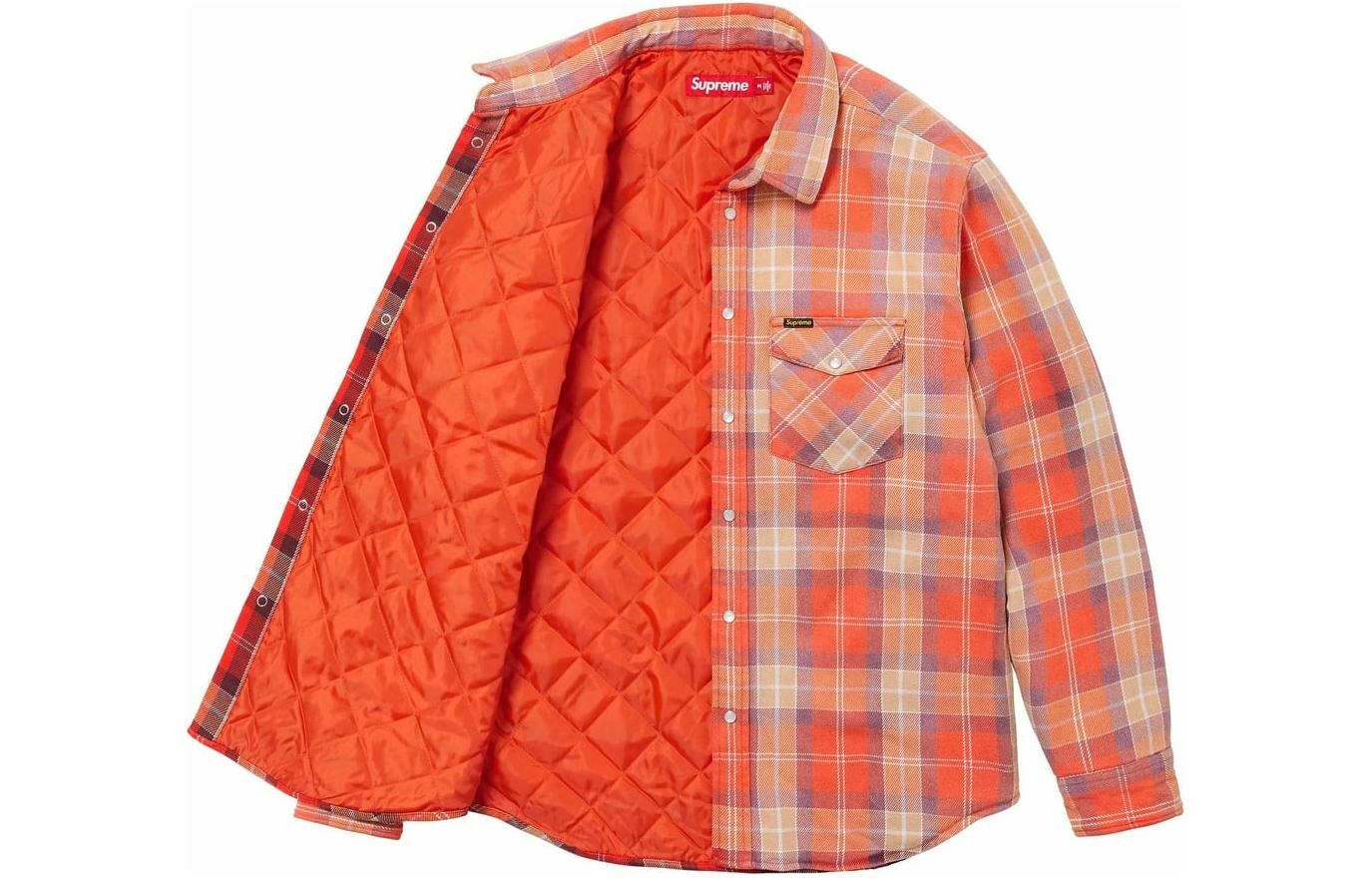 【代購】Supreme Quilted Flannel Snap Shirt