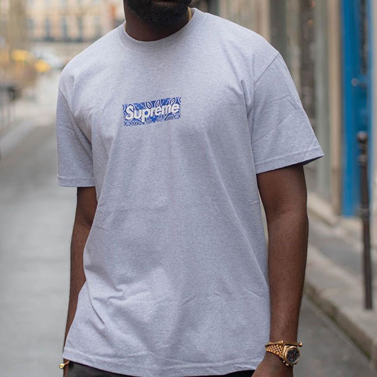 【代購】Supreme Bandana Box Logo Tee