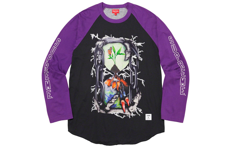 【代購】Supreme Hourglass Raglan L/S Top
