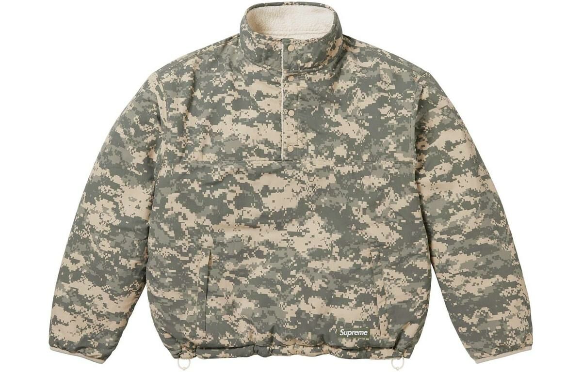 【代購】Supreme Polartec Shearling Reversible Pullover FW24