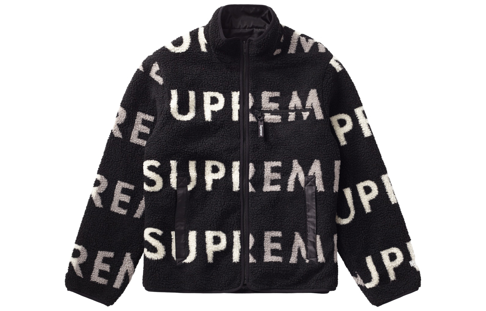 【代購】Supreme Reversible Logo Fleece Jacket