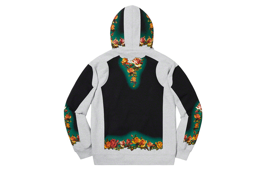 【代購】Supreme Jean Paul Gaultier Floral Print Hooded Sweatshirt