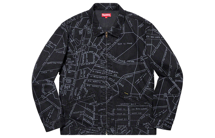 【代購】Supreme Gonz Map Work Jacket