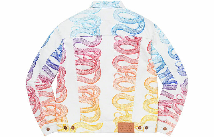 【代購】Supreme Hysteric Glamour Snake Denim Trucker Jacket