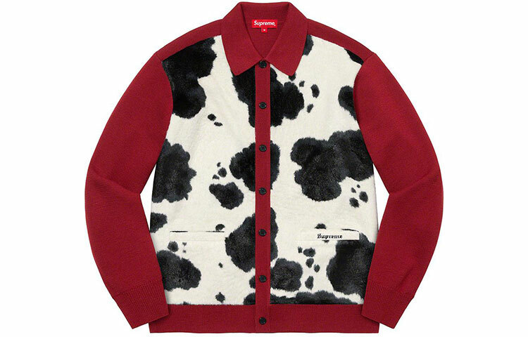 【代購】Supreme Cow Print Cardigan