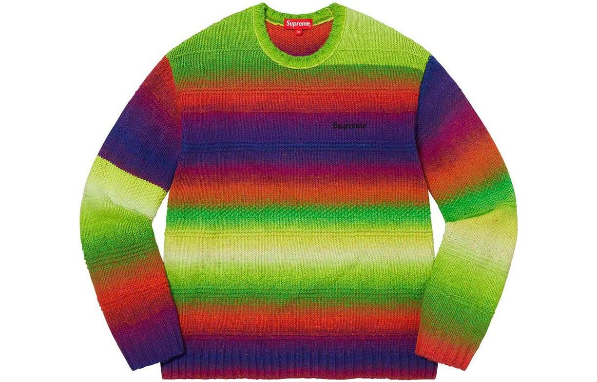 【代購】Supreme Gradient Stripe Sweater