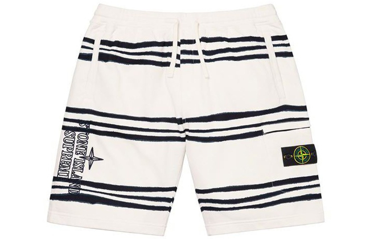 【代購】Supreme Stone Island Warp Stripe Sweatshort