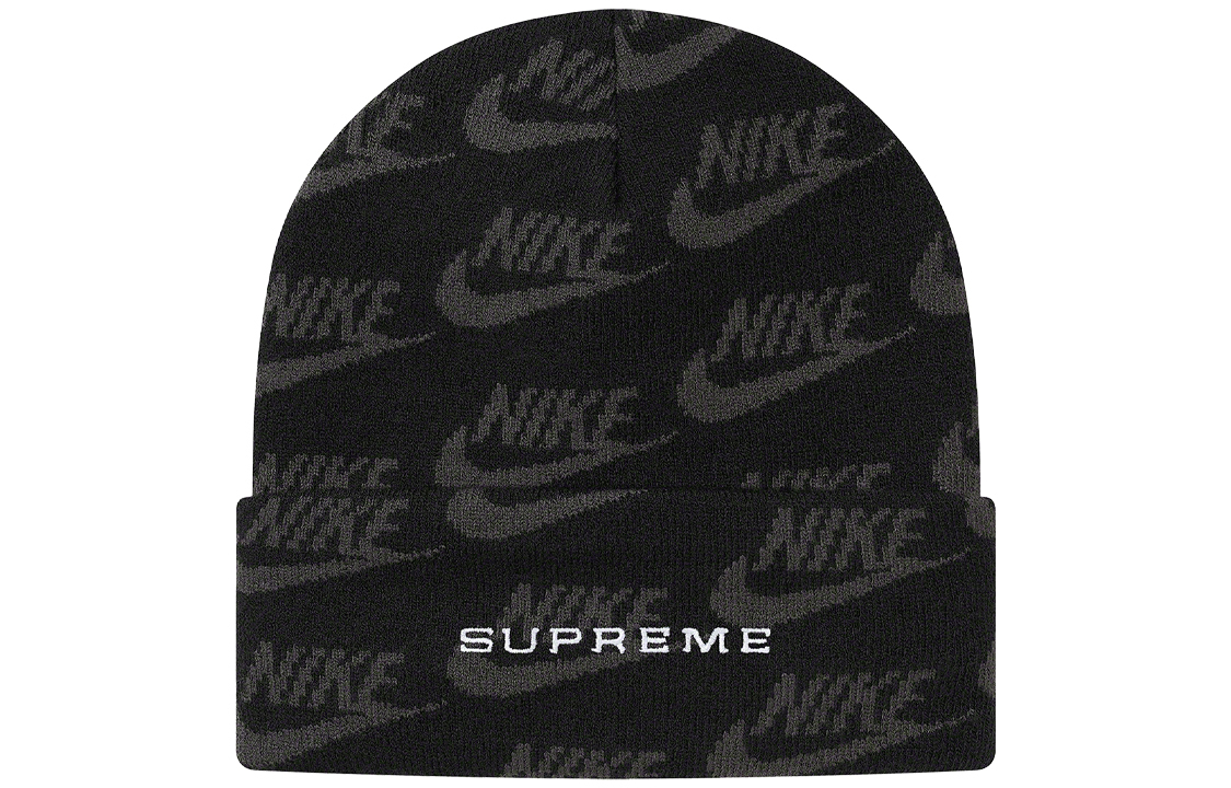 【代購】Supreme Nike Jacquard Logos Beanie