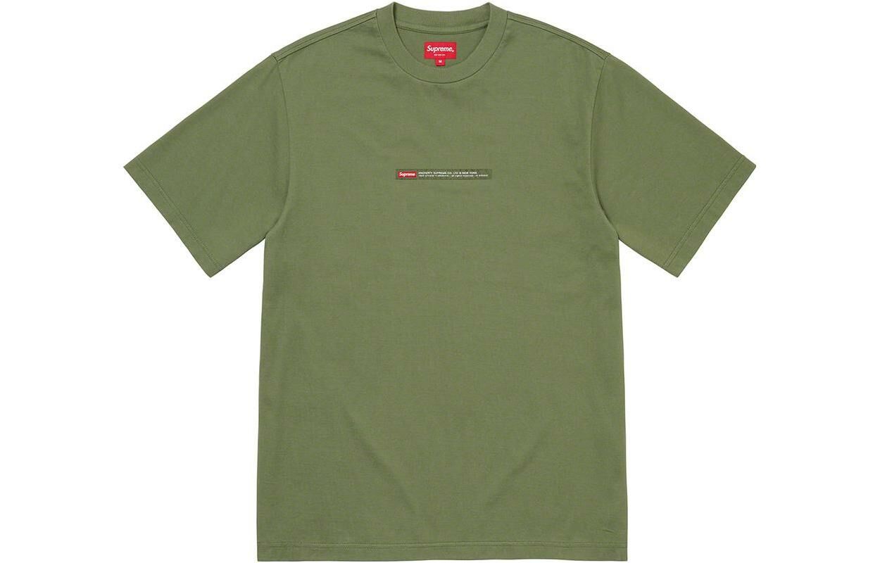 【代購】Supreme Property Label S/S Top